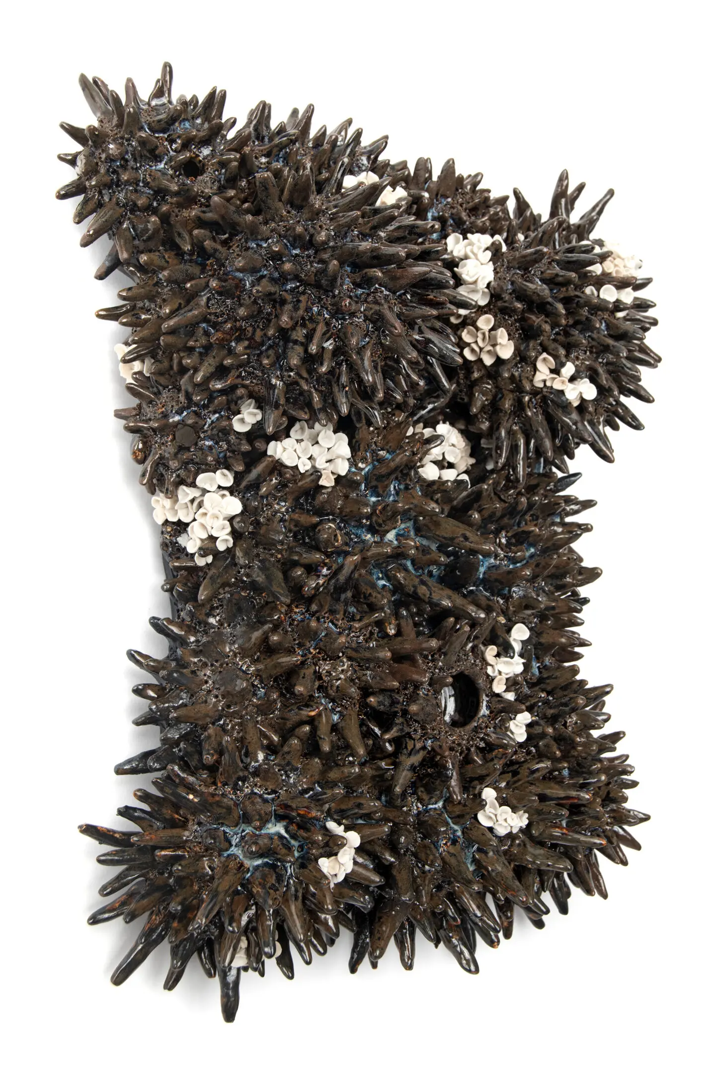 Ceramics sculpture of an abstracted female torso