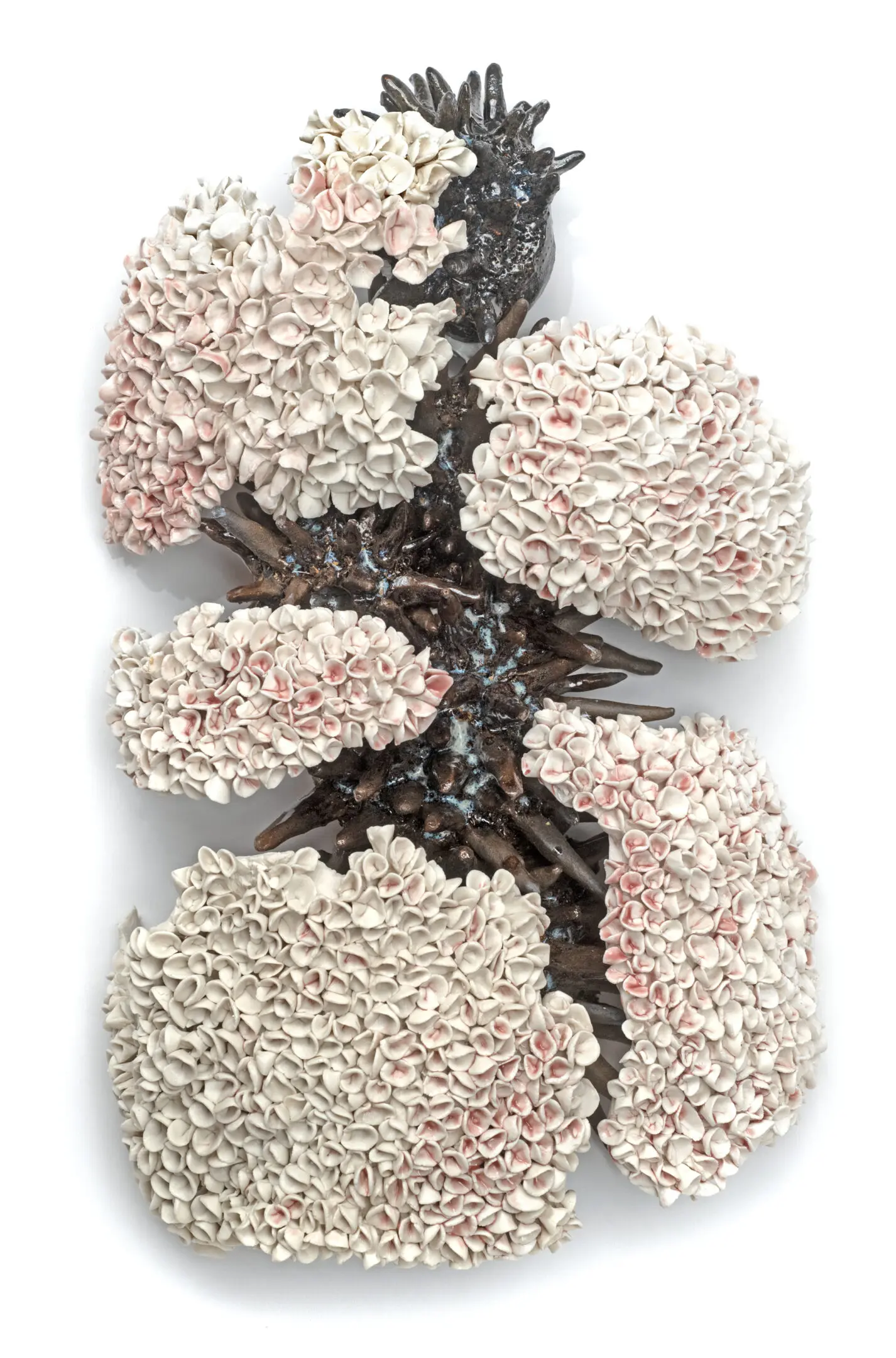 Ceramics sculpture of an abstracted female torso